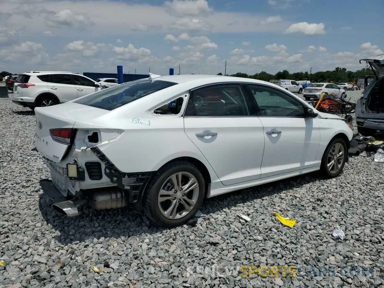 3 fotografías del automóvil dañado 5NPE34AF1KH768910 HYUNDAI SONATA 2019
