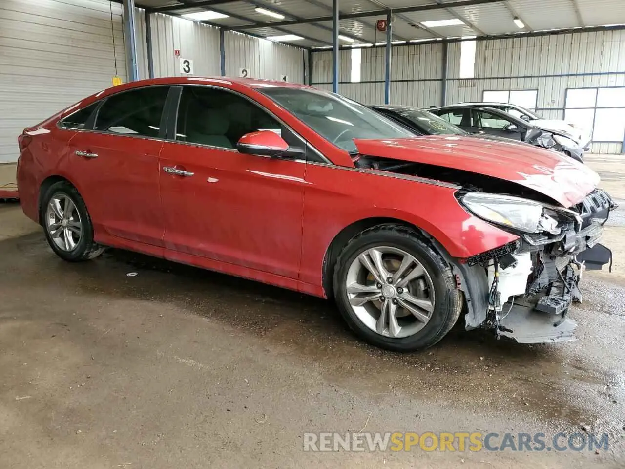 4 fotografías del automóvil dañado 5NPE34AF1KH770012 HYUNDAI SONATA 2019