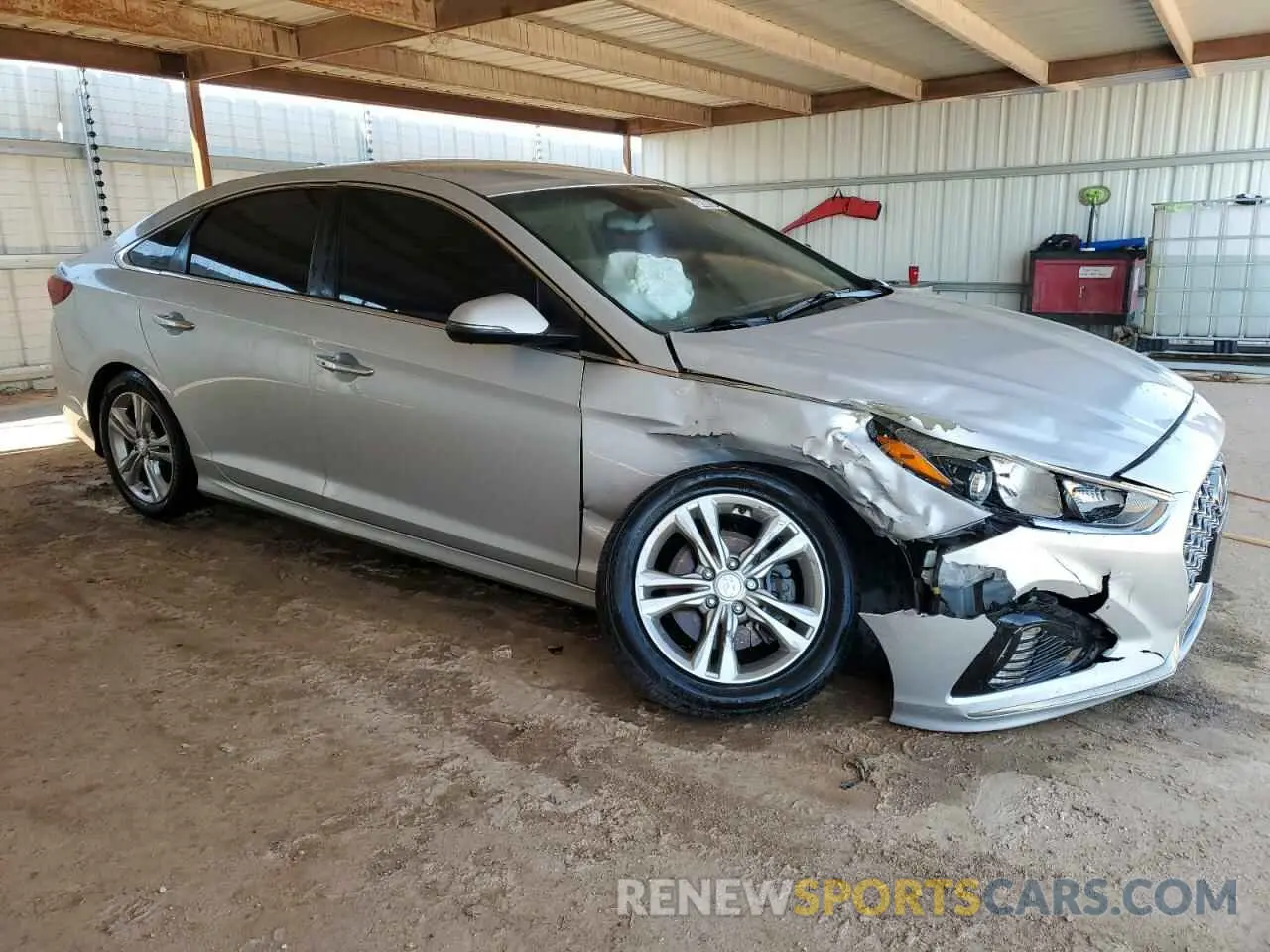 4 fotografías del automóvil dañado 5NPE34AF1KH790454 HYUNDAI SONATA 2019