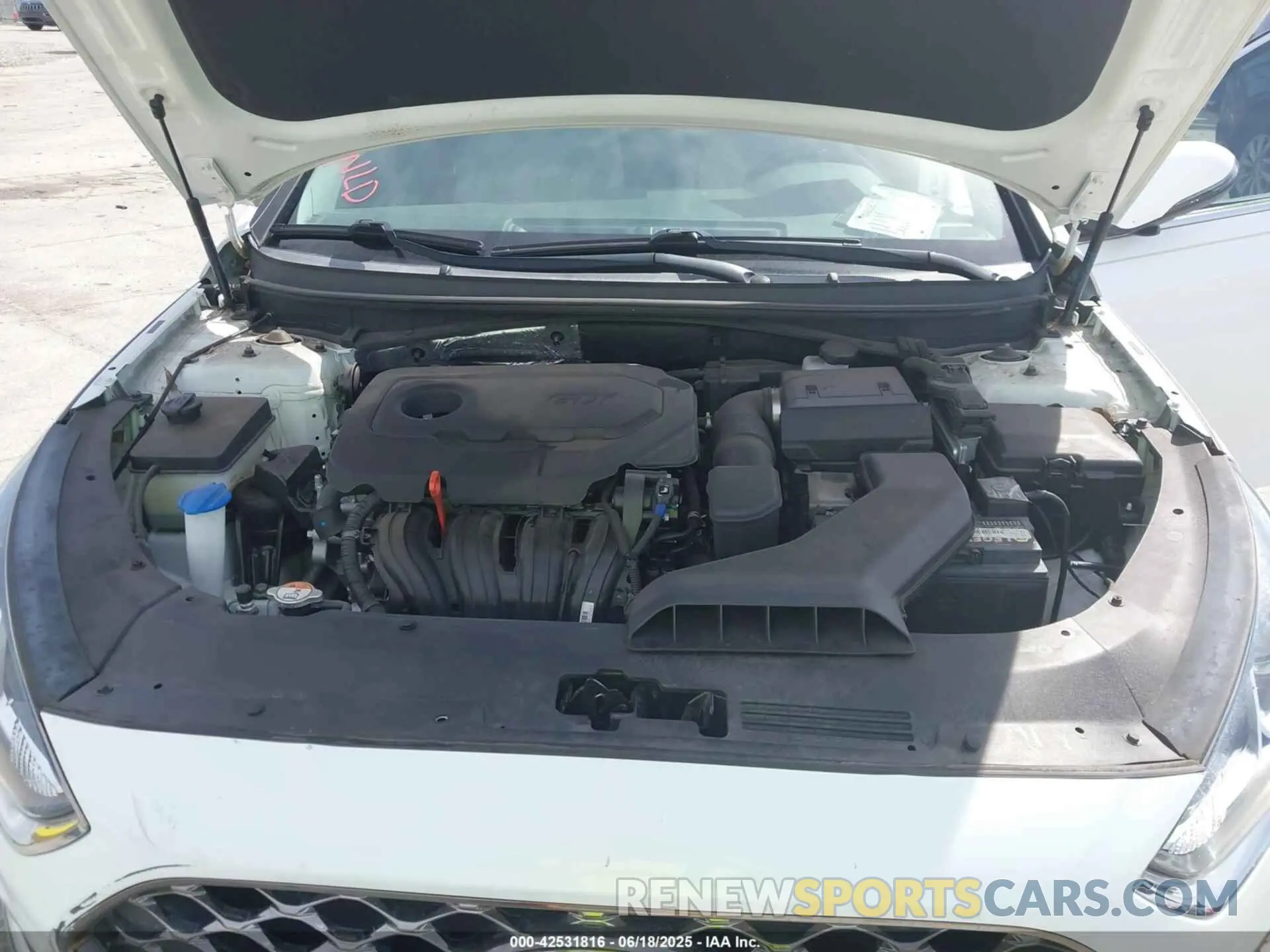 10 fotografías del automóvil dañado 5NPE34AF1KH802974 HYUNDAI SONATA 2019