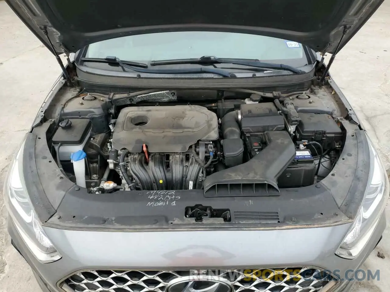 11 fotografías del automóvil dañado 5NPE34AF1KH808516 HYUNDAI SONATA 2019