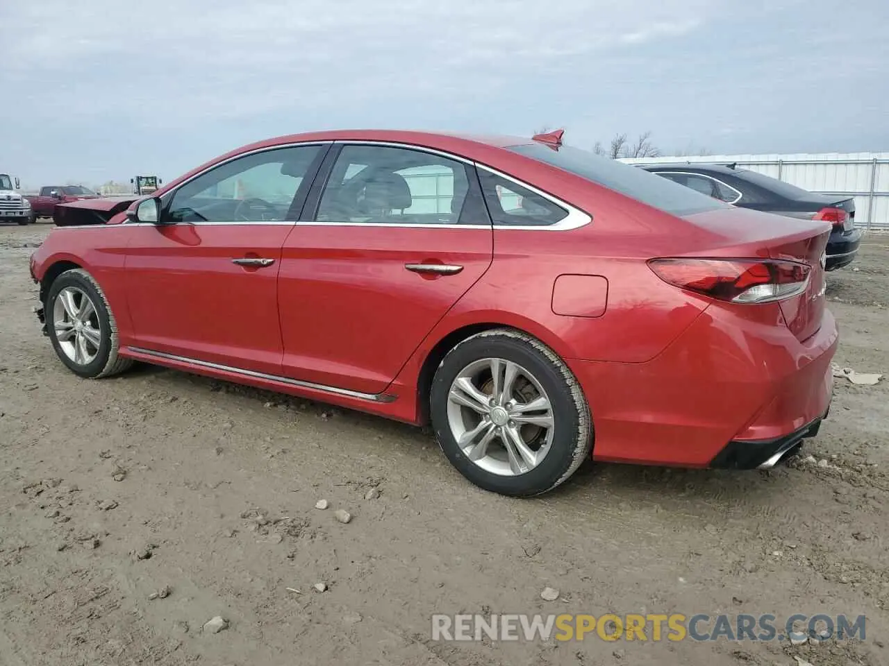 2 fotografías del automóvil dañado 5NPE34AF1KH818348 HYUNDAI SONATA 2019