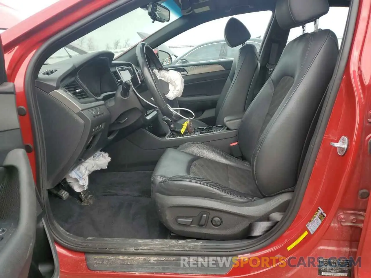 7 fotografías del automóvil dañado 5NPE34AF1KH818348 HYUNDAI SONATA 2019