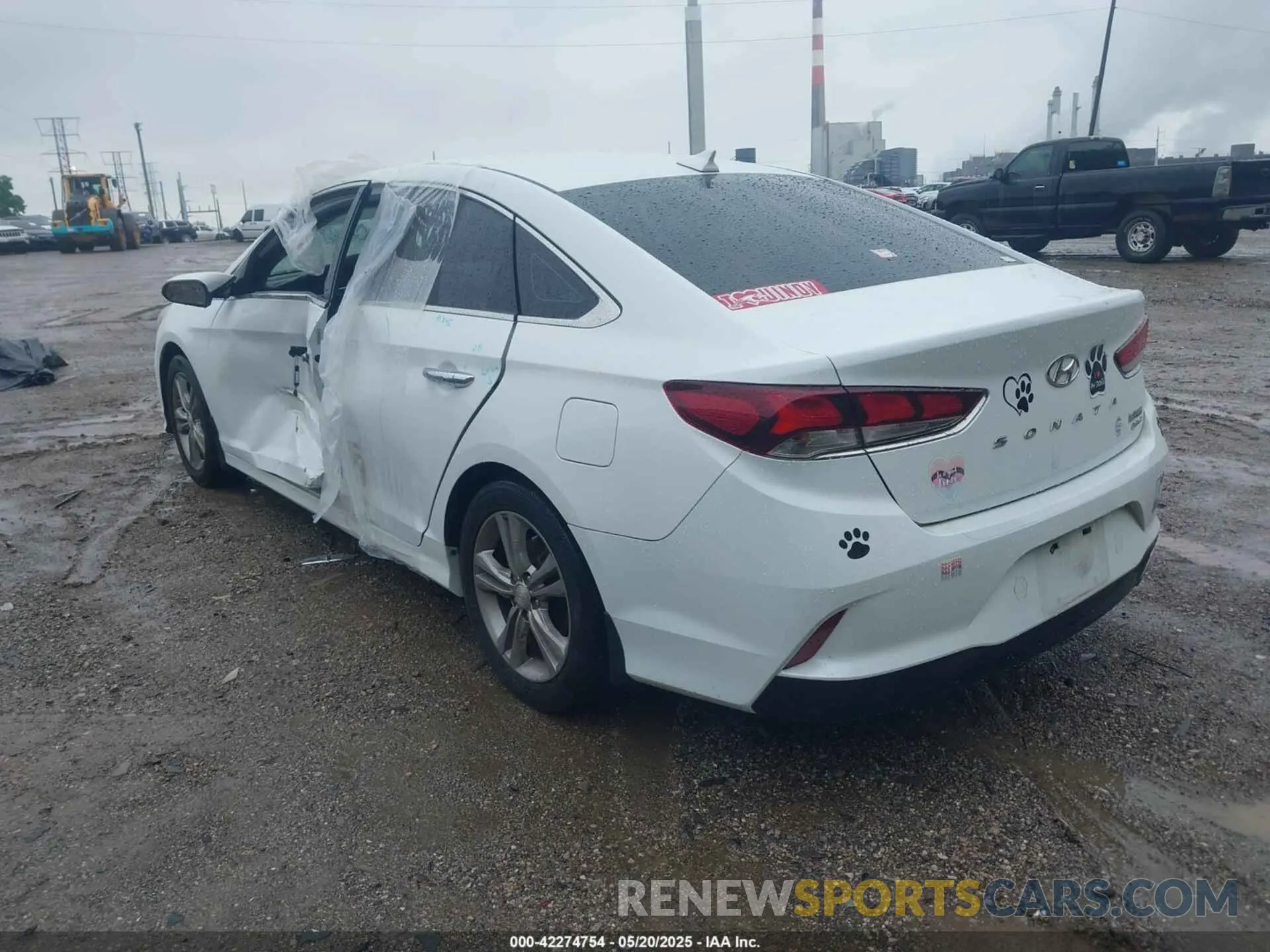 3 fotografías del automóvil dañado 5NPE34AF2KH733583 HYUNDAI SONATA 2019