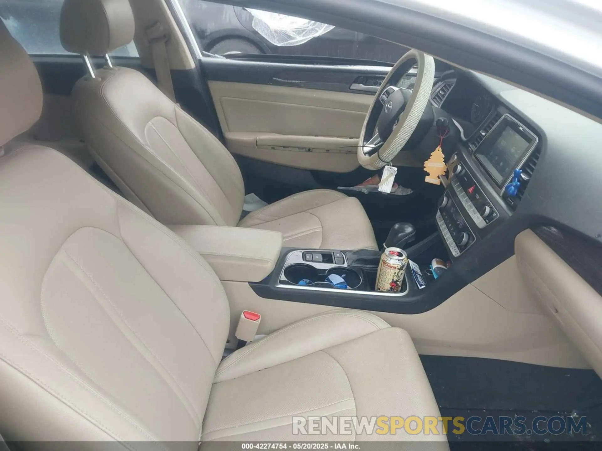 5 fotografías del automóvil dañado 5NPE34AF2KH733583 HYUNDAI SONATA 2019