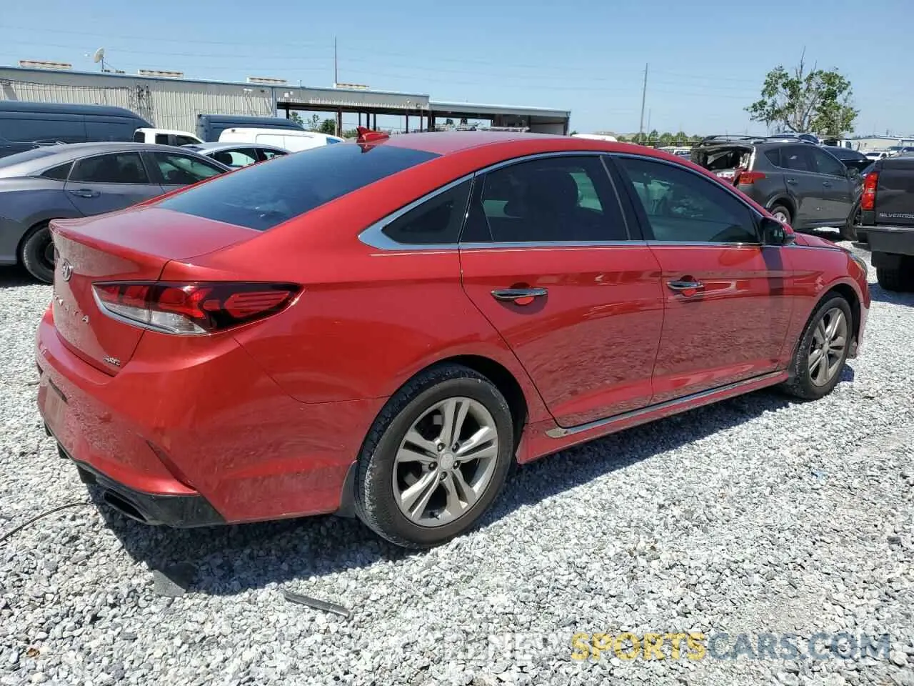 3 fotografías del automóvil dañado 5NPE34AF2KH736113 HYUNDAI SONATA 2019
