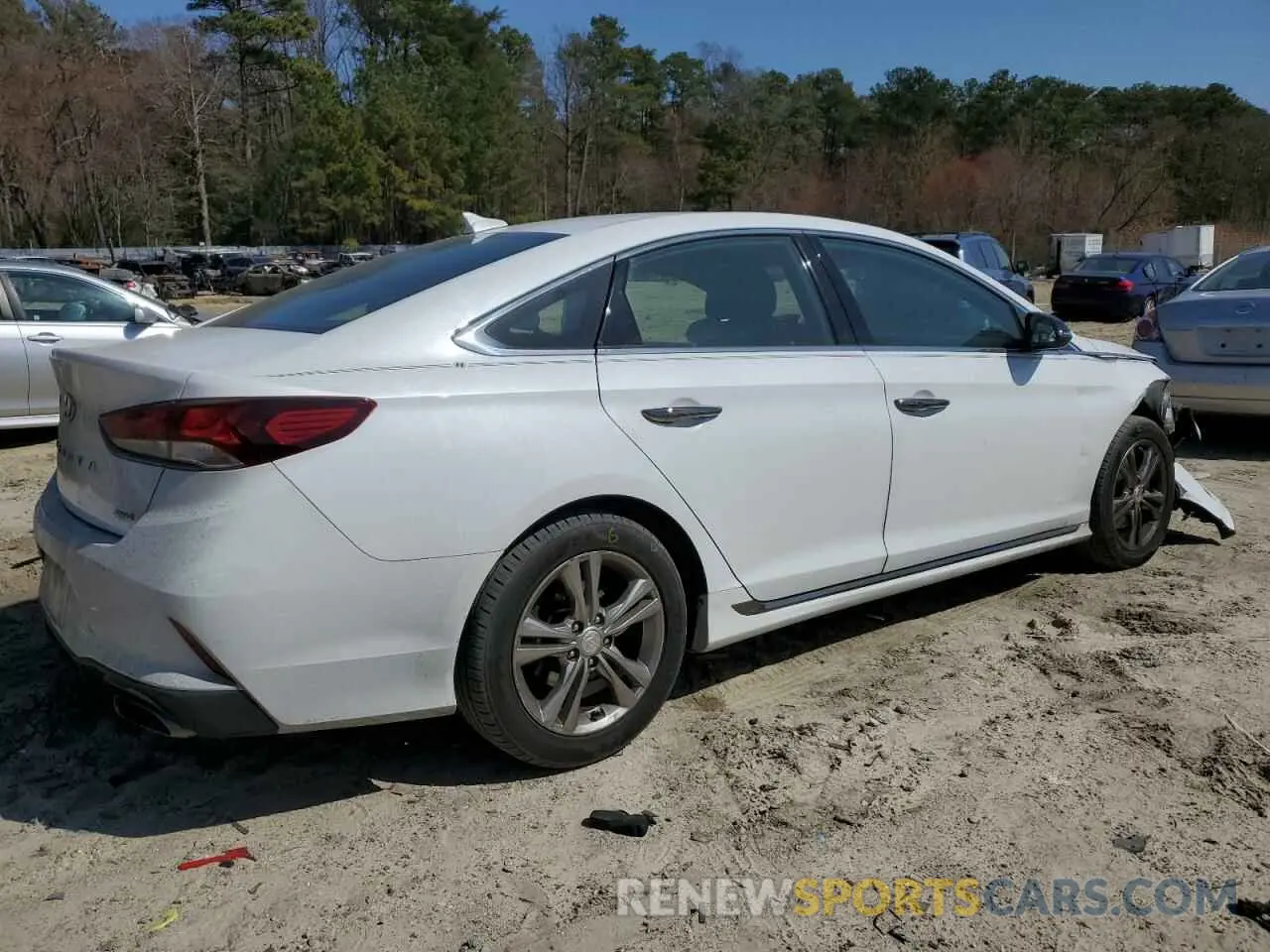 3 fotografías del automóvil dañado 5NPE34AF2KH740856 HYUNDAI SONATA 2019