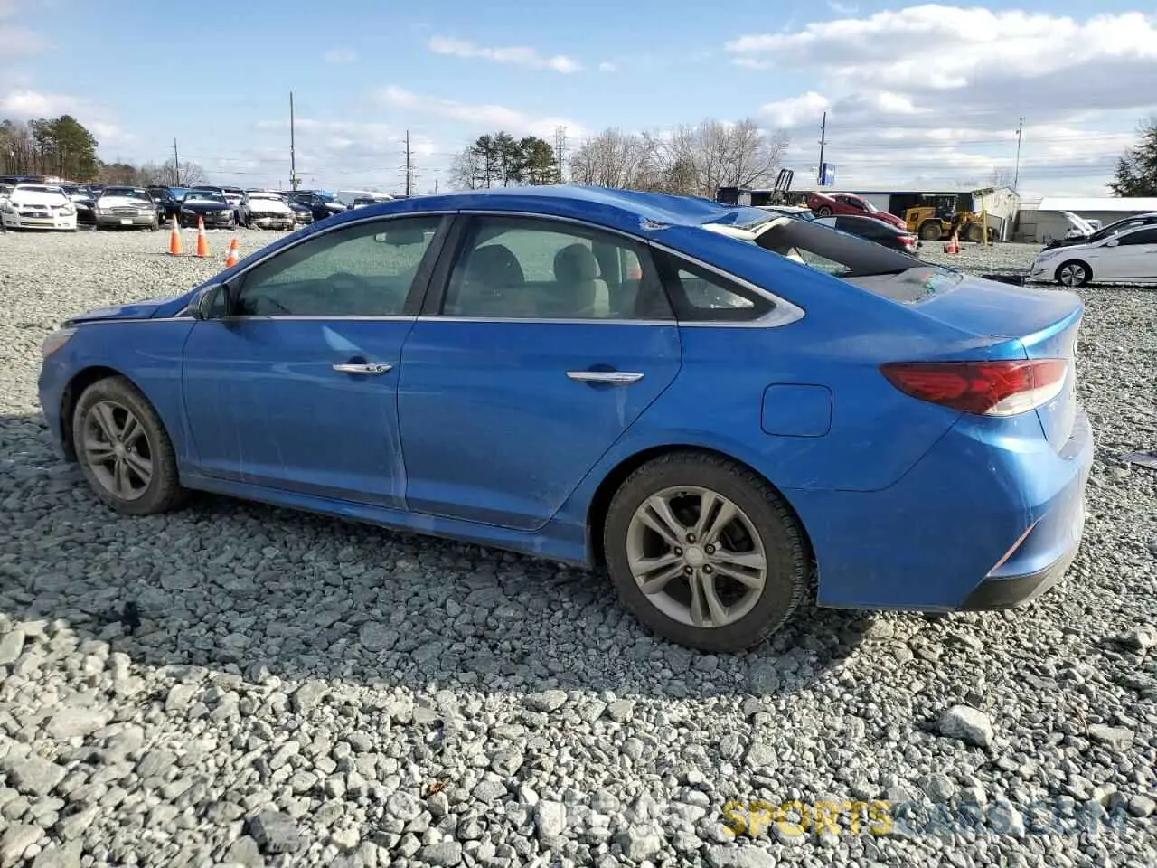 2 fotografías del automóvil dañado 5NPE34AF2KH754899 HYUNDAI SONATA 2019