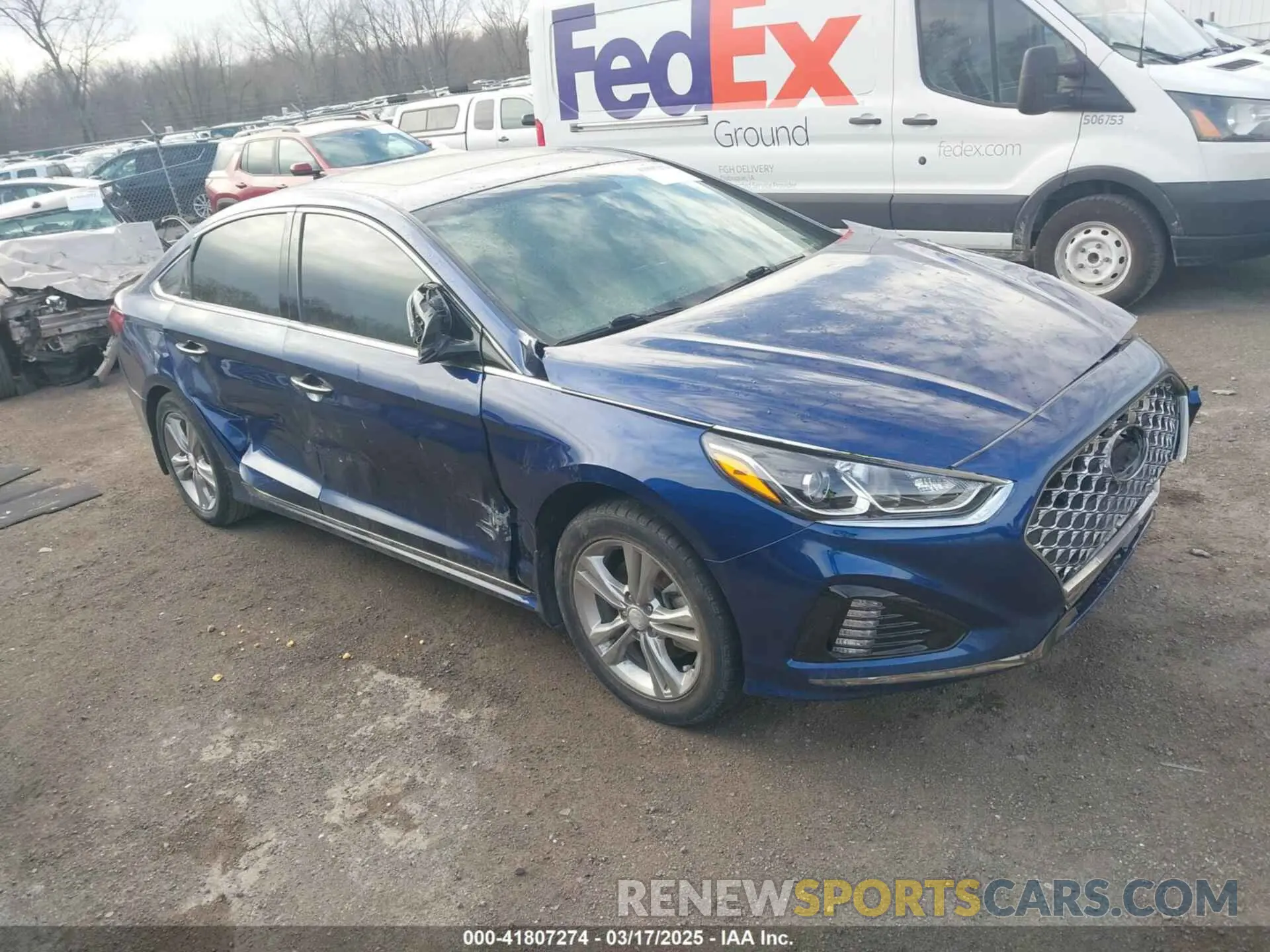 1 fotografías del automóvil dañado 5NPE34AF2KH772139 HYUNDAI SONATA 2019