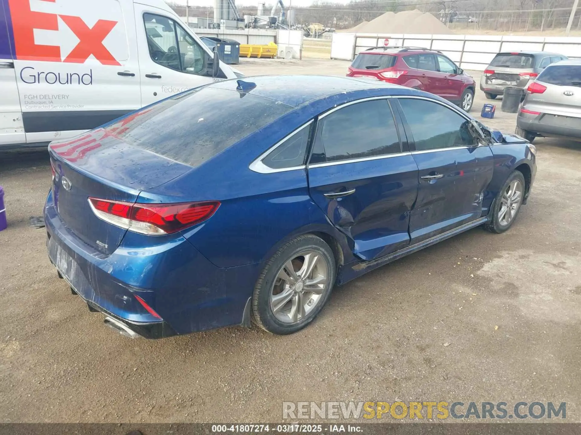 4 fotografías del automóvil dañado 5NPE34AF2KH772139 HYUNDAI SONATA 2019