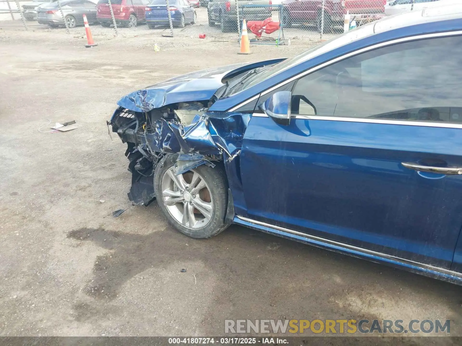 6 fotografías del automóvil dañado 5NPE34AF2KH772139 HYUNDAI SONATA 2019