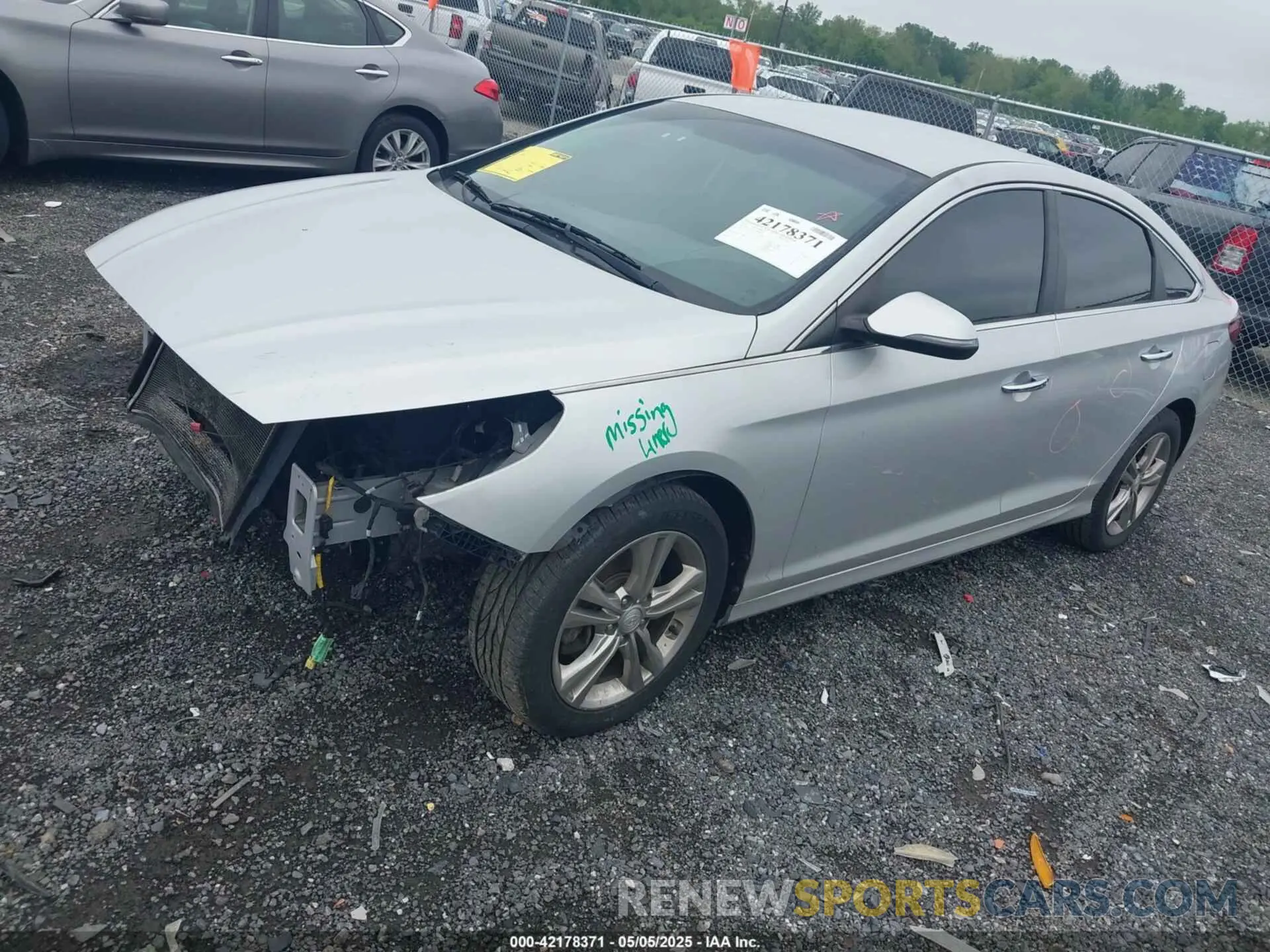 2 fotografías del automóvil dañado 5NPE34AF2KH783061 HYUNDAI SONATA 2019