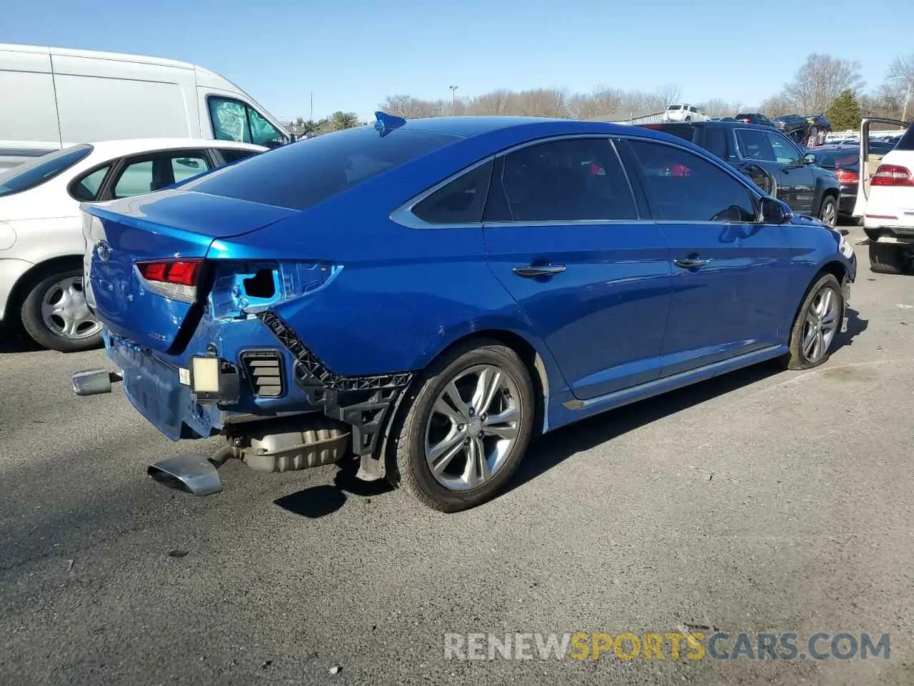 3 fotografías del automóvil dañado 5NPE34AF3KH726853 HYUNDAI SONATA 2019