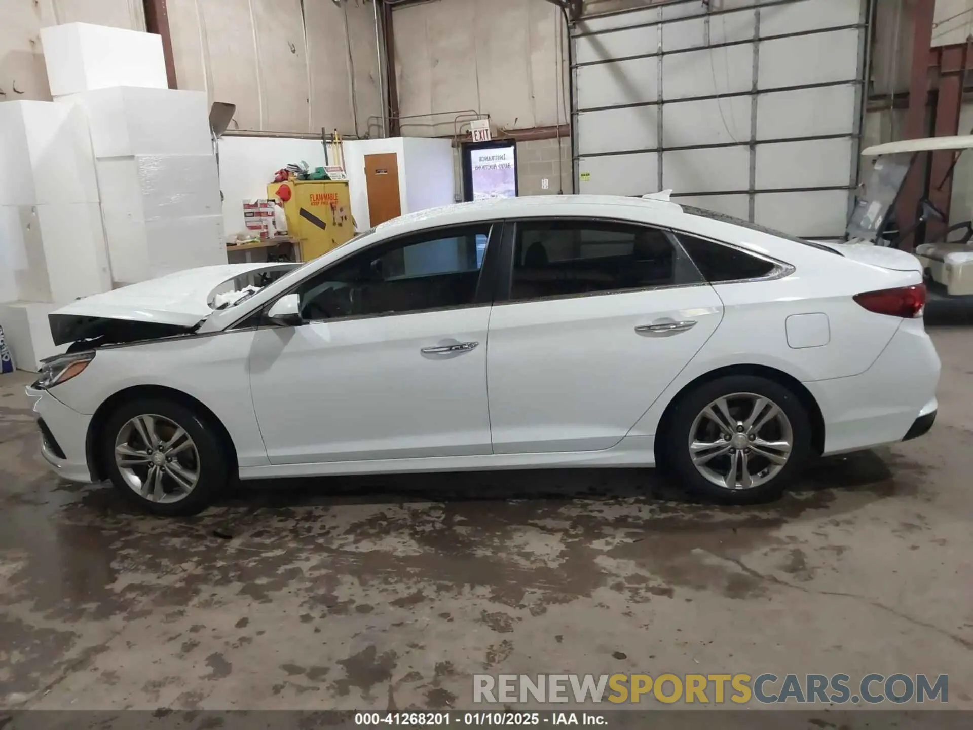 12 fotografías del automóvil dañado 5NPE34AF3KH736461 HYUNDAI SONATA 2019