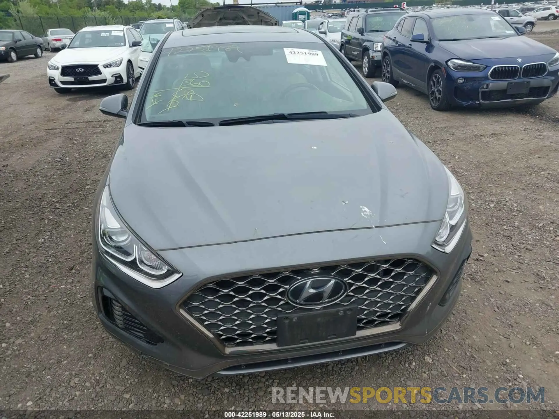 12 fotografías del automóvil dañado 5NPE34AF3KH758945 HYUNDAI SONATA 2019