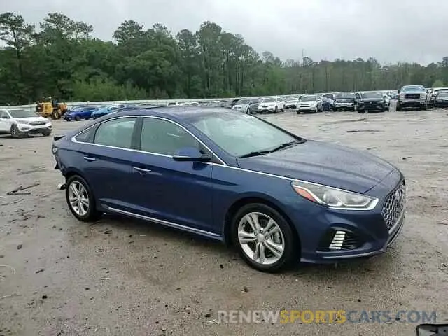 14 fotografías del automóvil dañado 5NPE34AF3KH785711 HYUNDAI SONATA 2019
