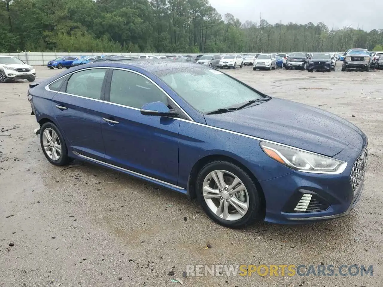 4 fotografías del automóvil dañado 5NPE34AF3KH785711 HYUNDAI SONATA 2019