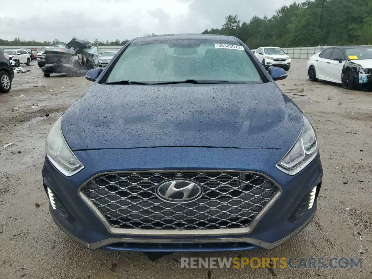 5 fotografías del automóvil dañado 5NPE34AF3KH785711 HYUNDAI SONATA 2019