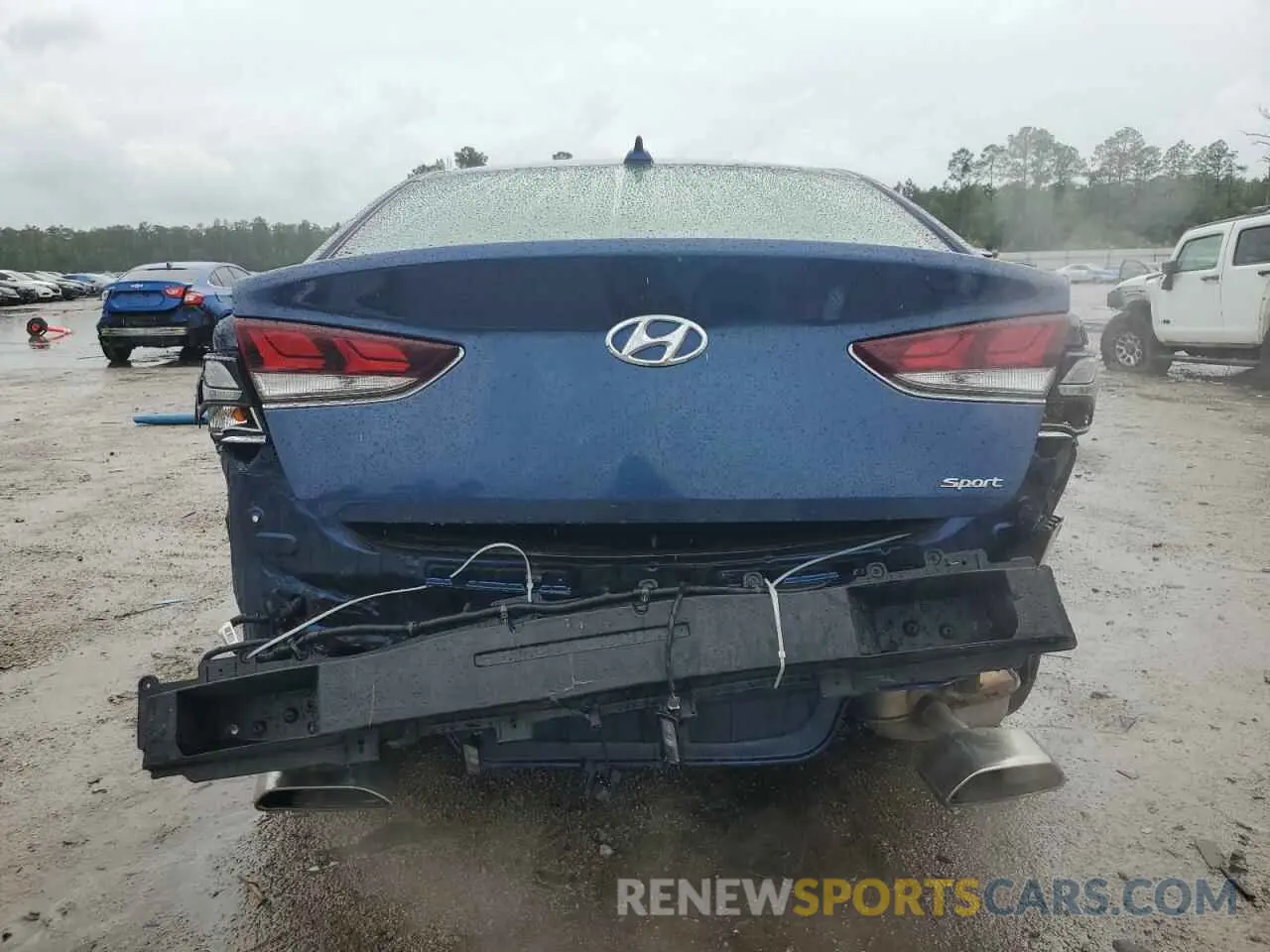 6 fotografías del automóvil dañado 5NPE34AF3KH785711 HYUNDAI SONATA 2019