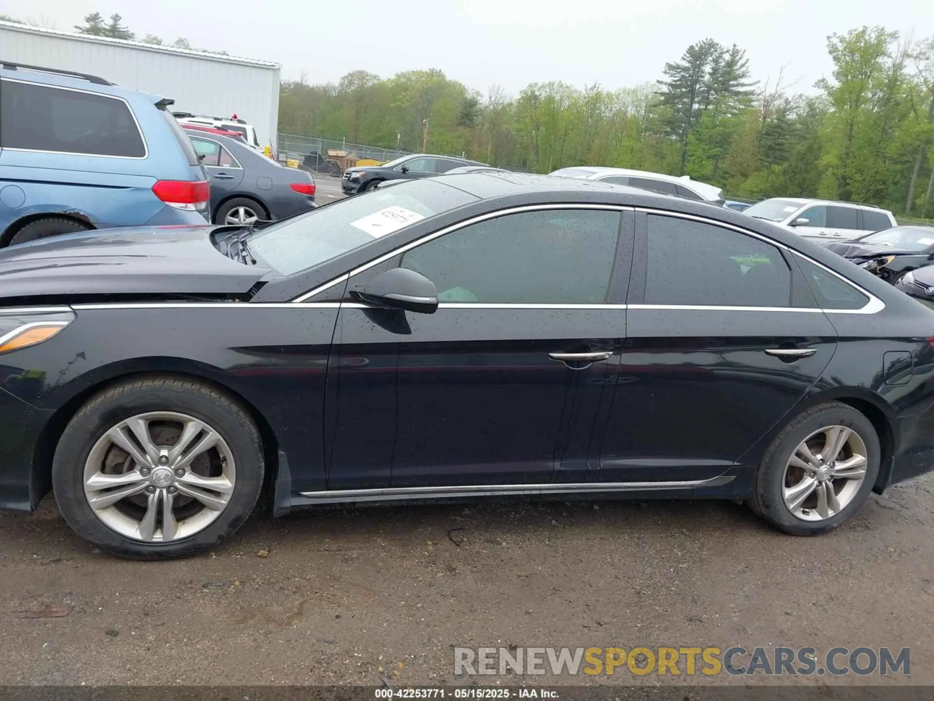 14 fotografías del automóvil dañado 5NPE34AF3KH791265 HYUNDAI SONATA 2019
