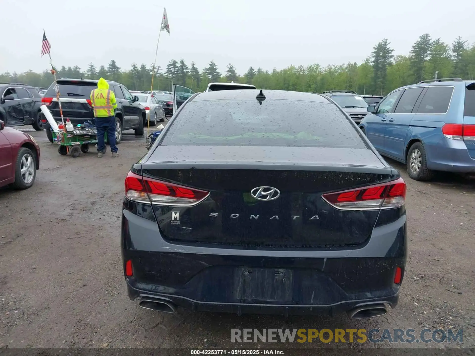 16 fotografías del automóvil dañado 5NPE34AF3KH791265 HYUNDAI SONATA 2019