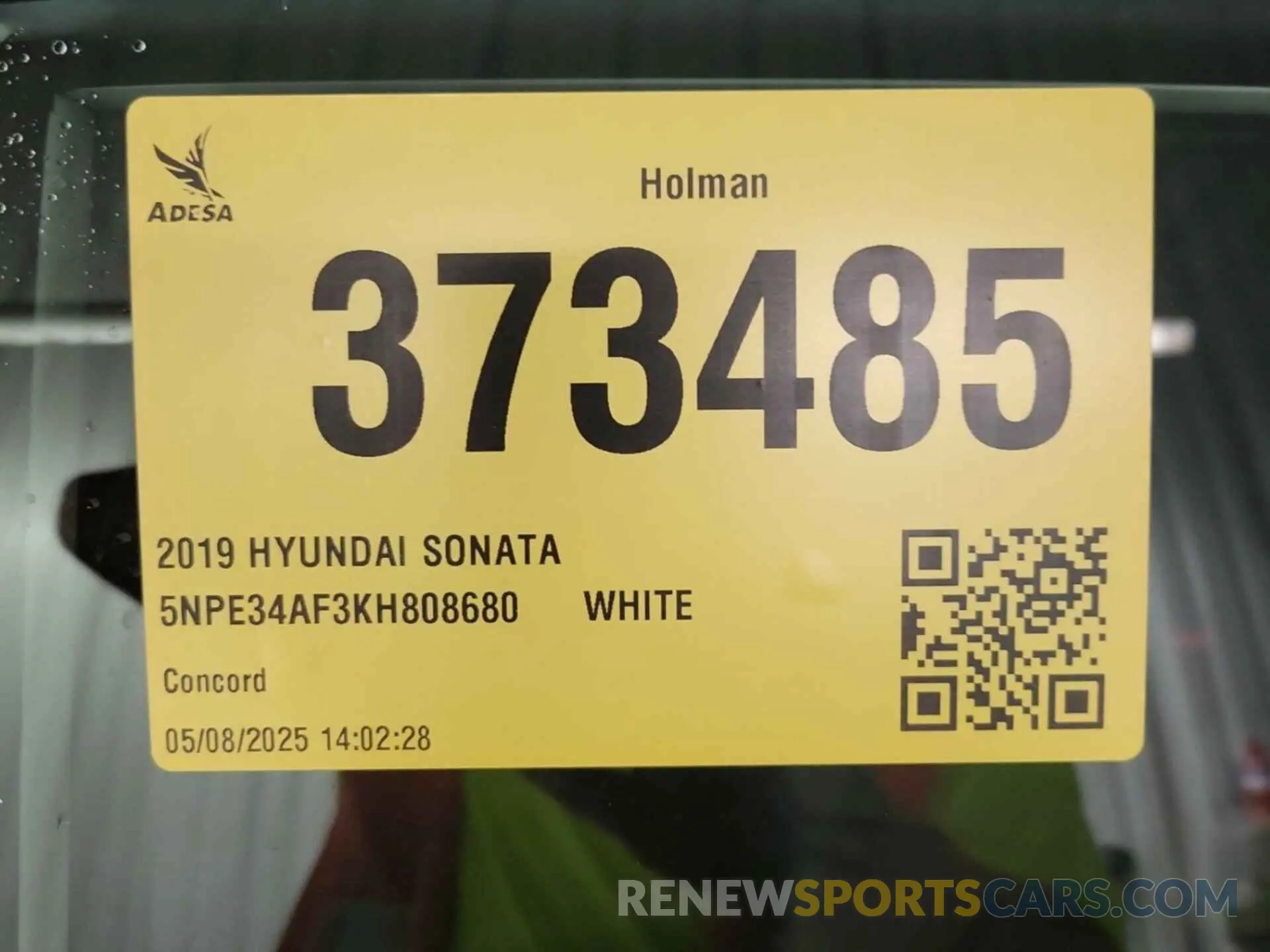 16 fotografías del automóvil dañado 5NPE34AF3KH808680 HYUNDAI SONATA 2019