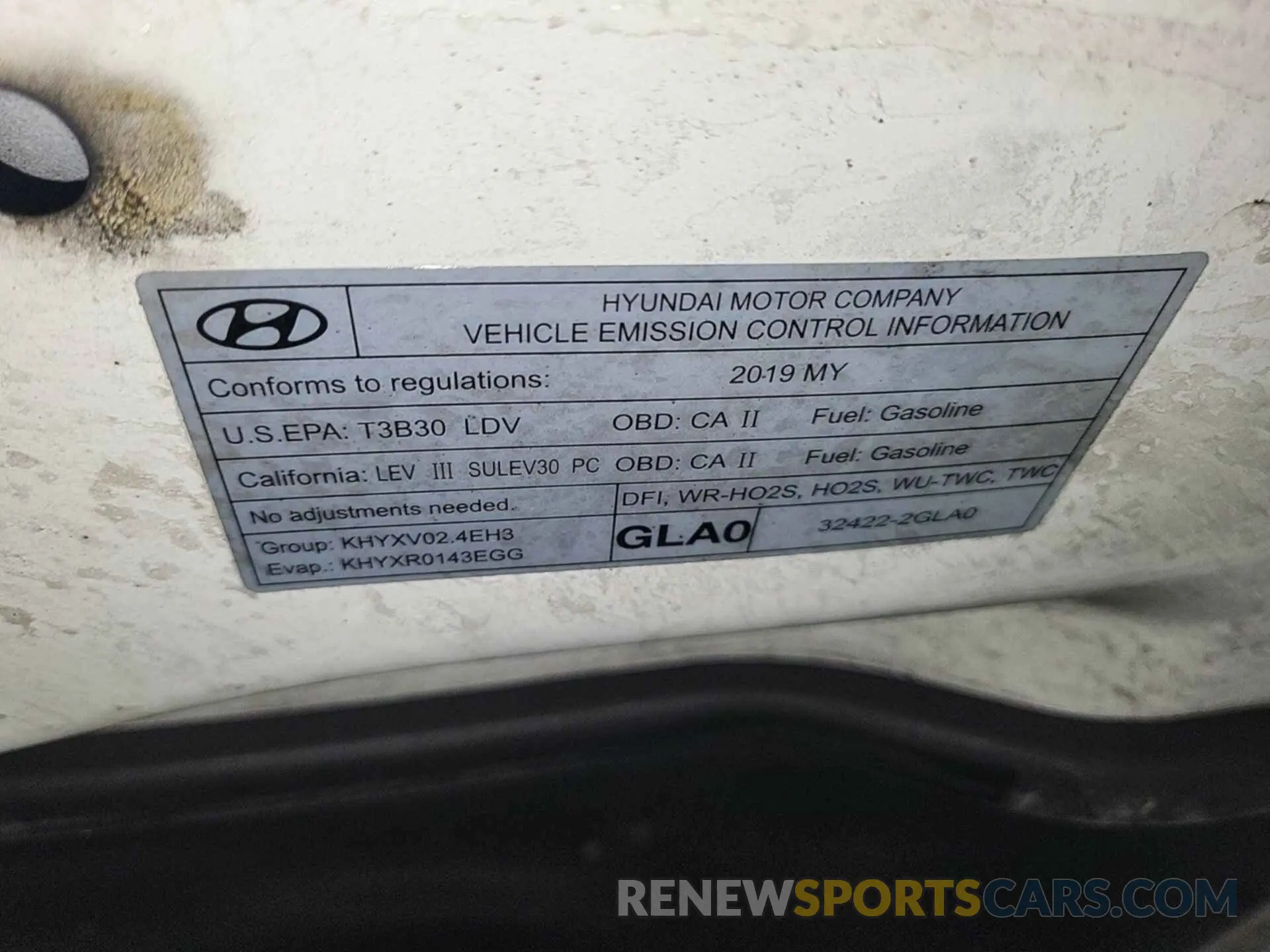 26 fotografías del automóvil dañado 5NPE34AF3KH808680 HYUNDAI SONATA 2019