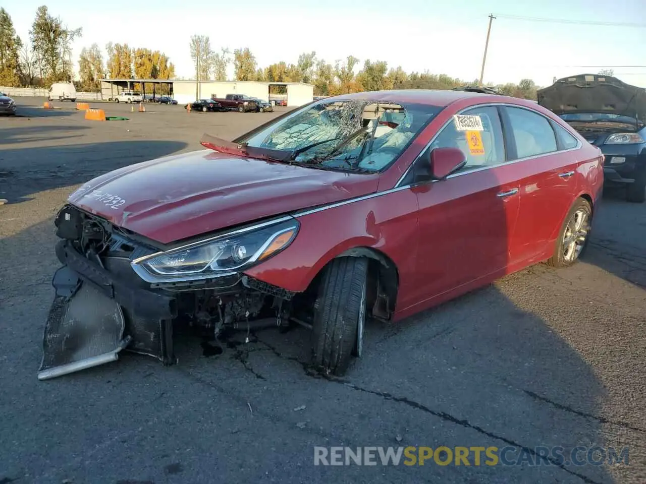 1 fotografías del automóvil dañado 5NPE34AF3KH820196 HYUNDAI SONATA 2019