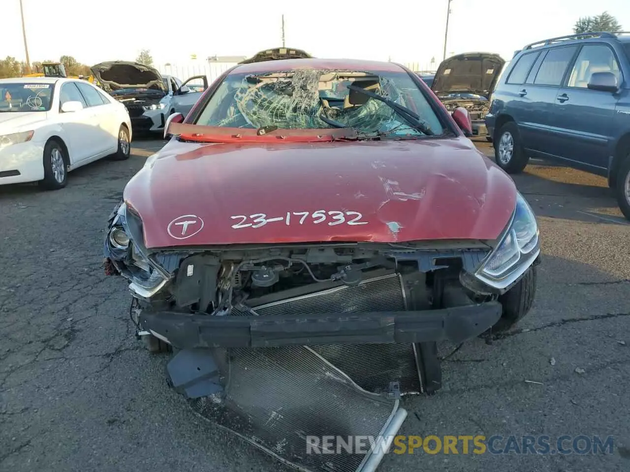 5 fotografías del automóvil dañado 5NPE34AF3KH820196 HYUNDAI SONATA 2019