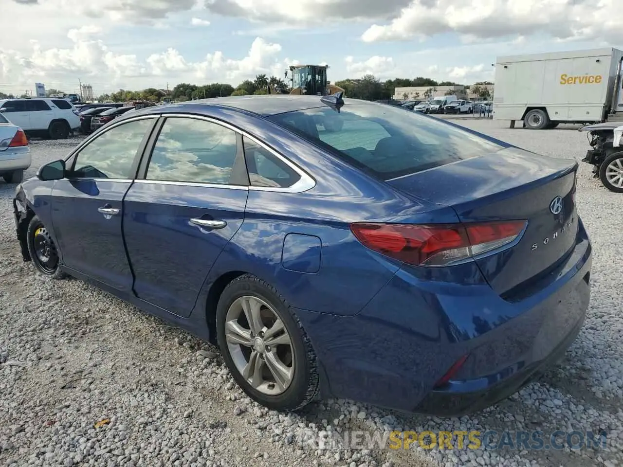 2 fotografías del automóvil dañado 5NPE34AF4KH732726 HYUNDAI SONATA 2019