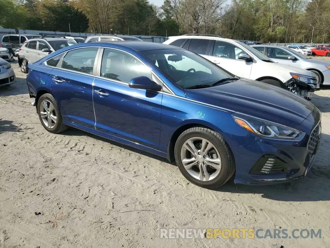 4 fotografías del automóvil dañado 5NPE34AF4KH738087 HYUNDAI SONATA 2019