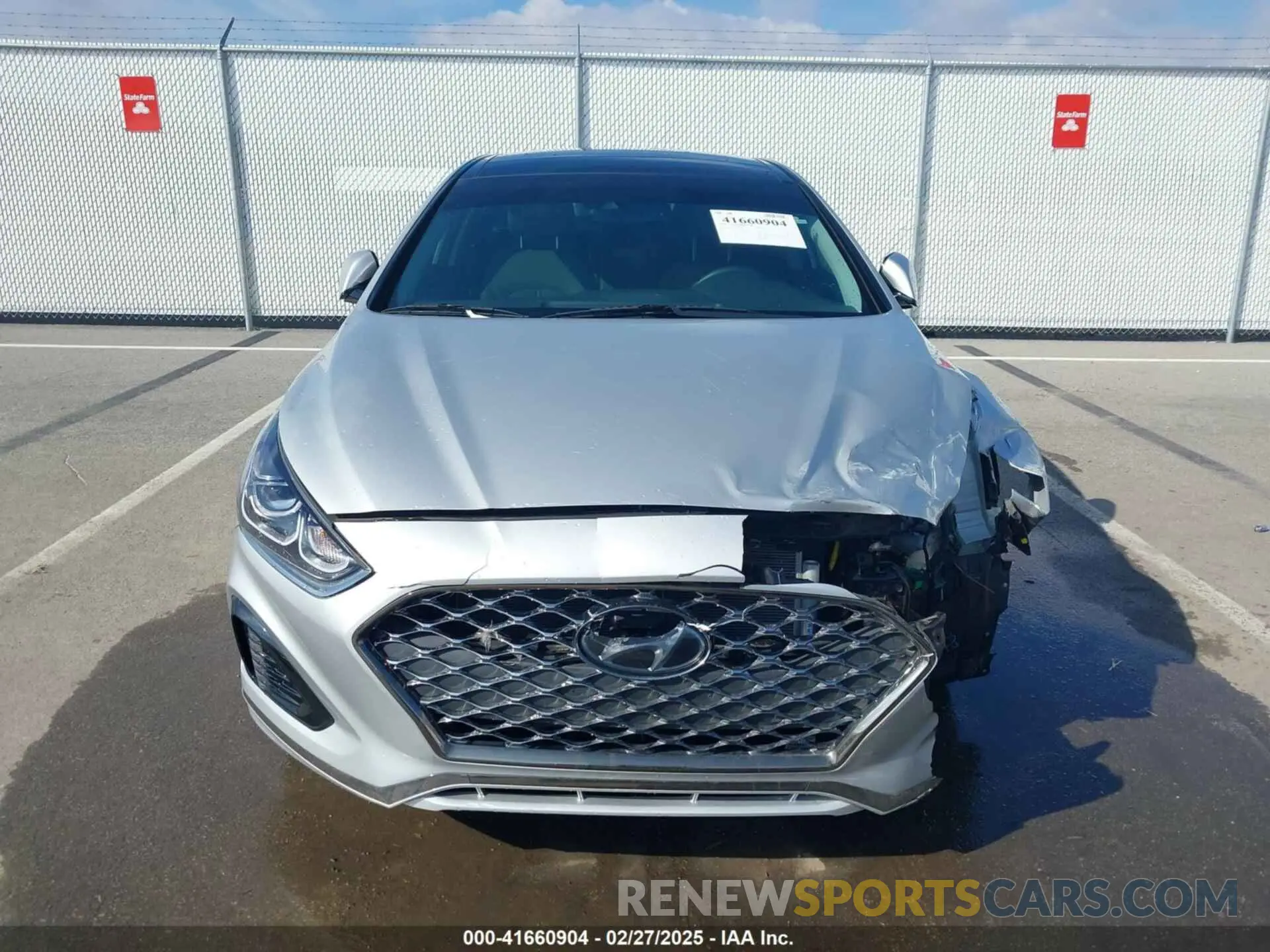 12 fotografías del automóvil dañado 5NPE34AF4KH763085 HYUNDAI SONATA 2019