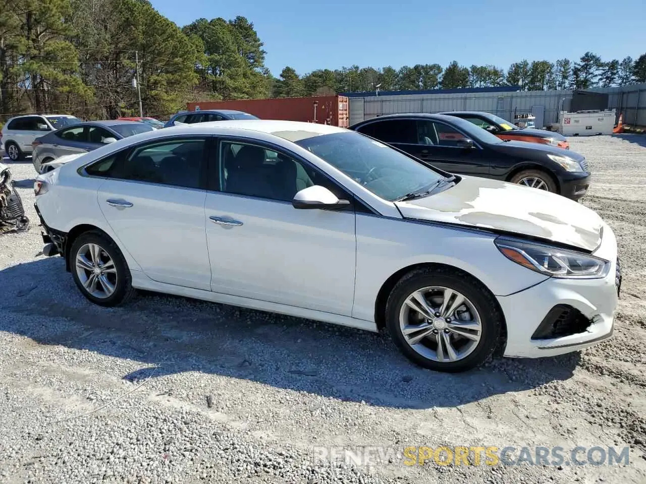 4 fotografías del automóvil dañado 5NPE34AF4KH773602 HYUNDAI SONATA 2019