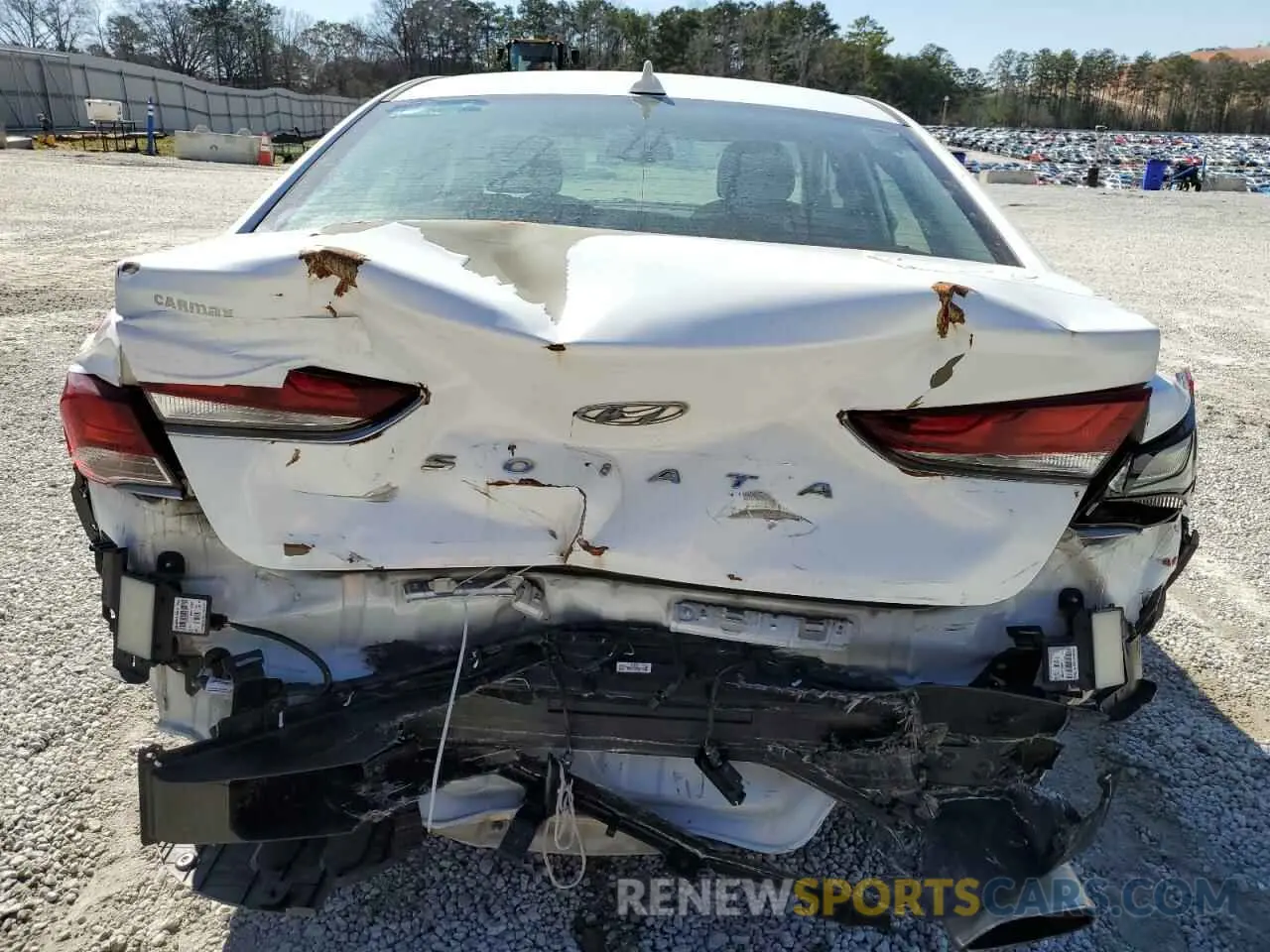 6 fotografías del automóvil dañado 5NPE34AF4KH773602 HYUNDAI SONATA 2019