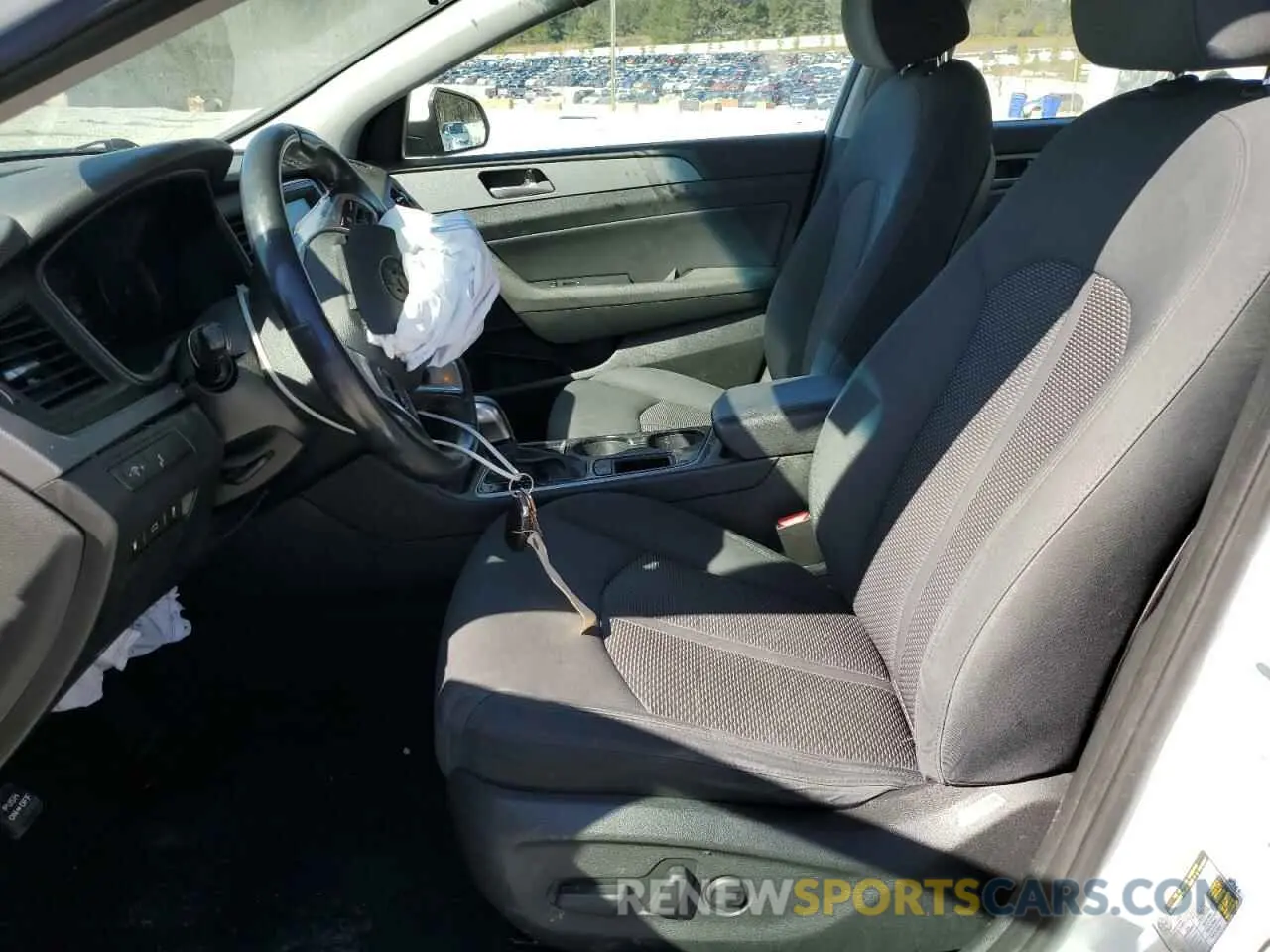 7 fotografías del automóvil dañado 5NPE34AF4KH773602 HYUNDAI SONATA 2019