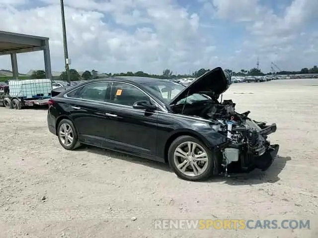 13 fotografías del automóvil dañado 5NPE34AF4KH776631 HYUNDAI SONATA 2019