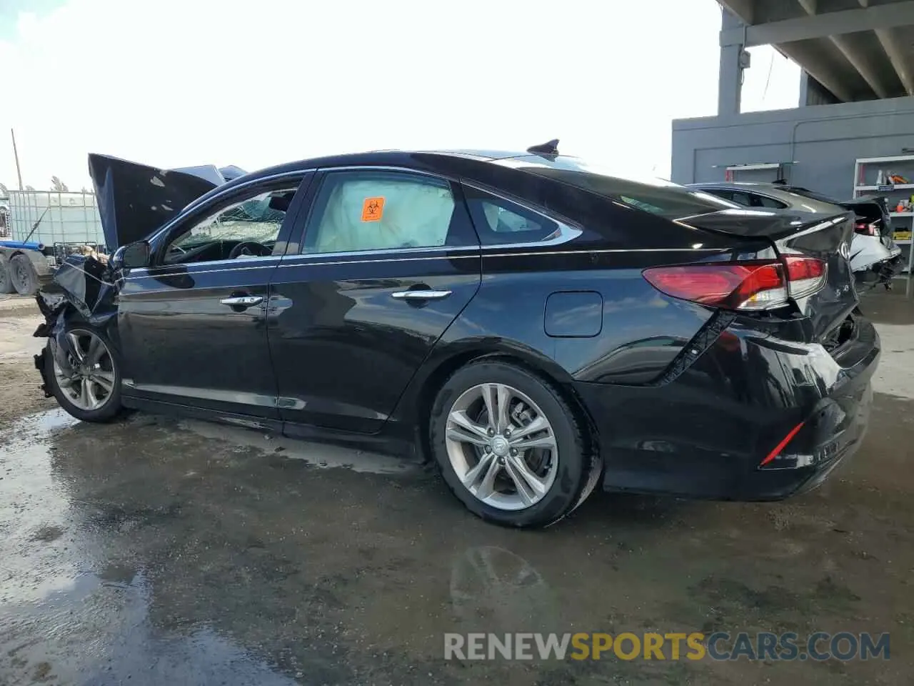 2 fotografías del automóvil dañado 5NPE34AF4KH776631 HYUNDAI SONATA 2019