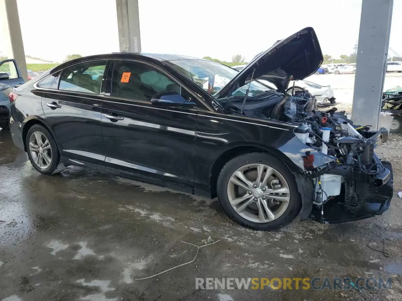 4 fotografías del automóvil dañado 5NPE34AF4KH776631 HYUNDAI SONATA 2019