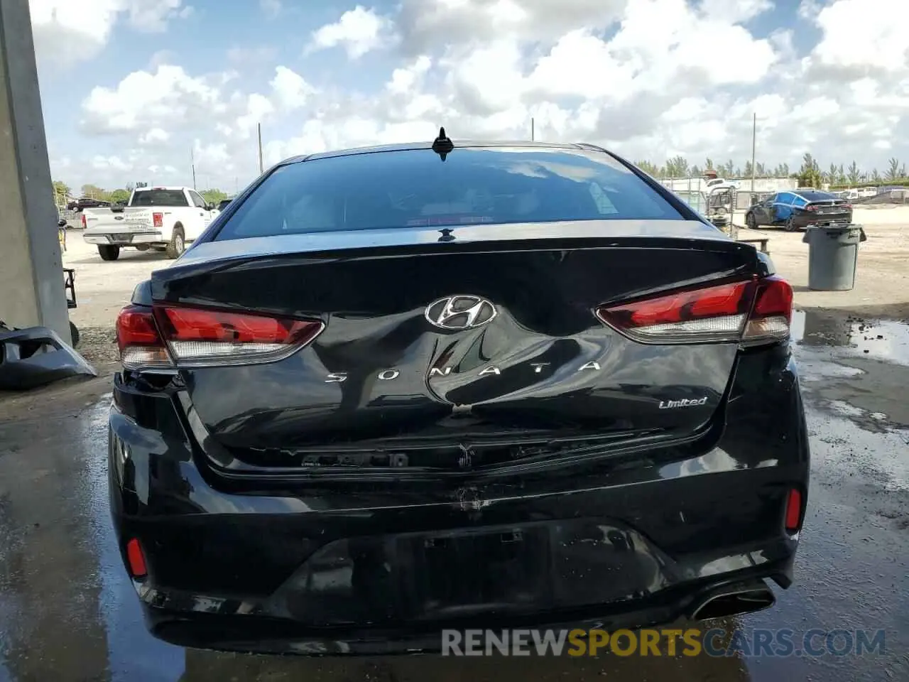 6 fotografías del automóvil dañado 5NPE34AF4KH776631 HYUNDAI SONATA 2019