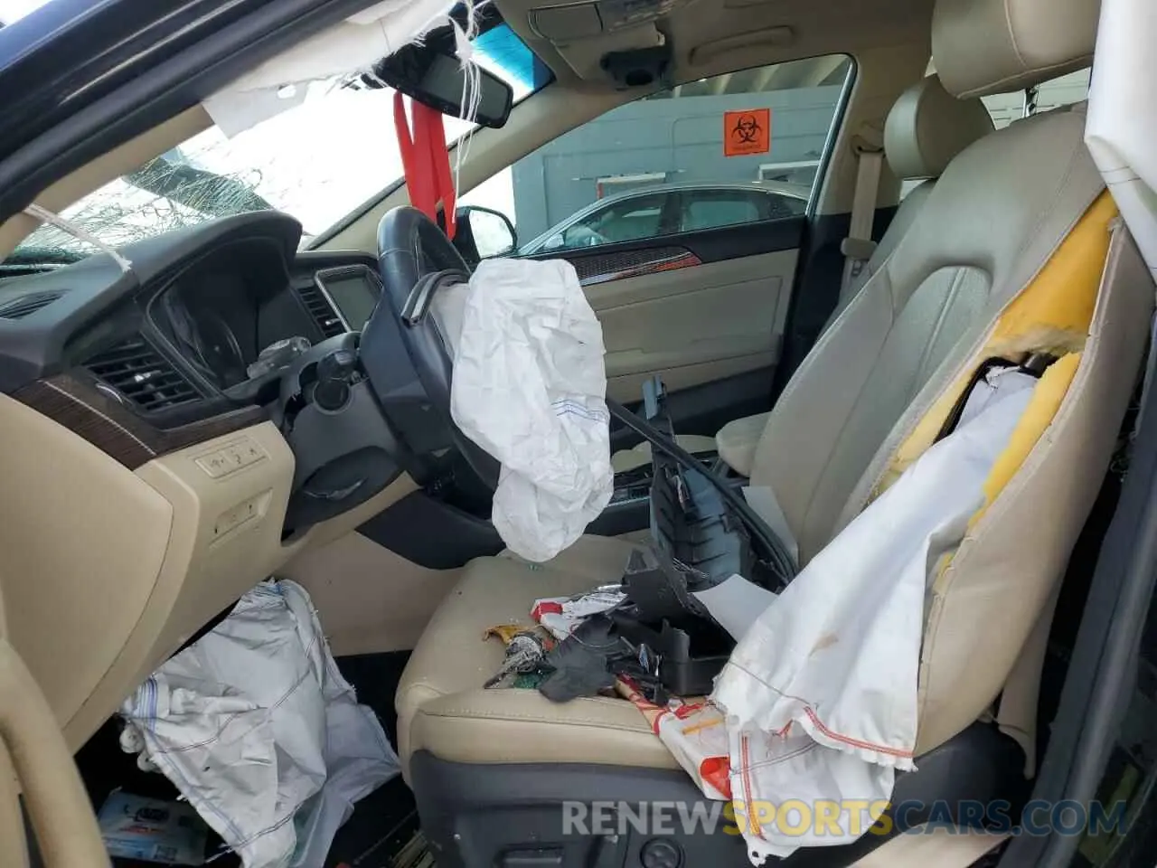 7 fotografías del automóvil dañado 5NPE34AF4KH776631 HYUNDAI SONATA 2019