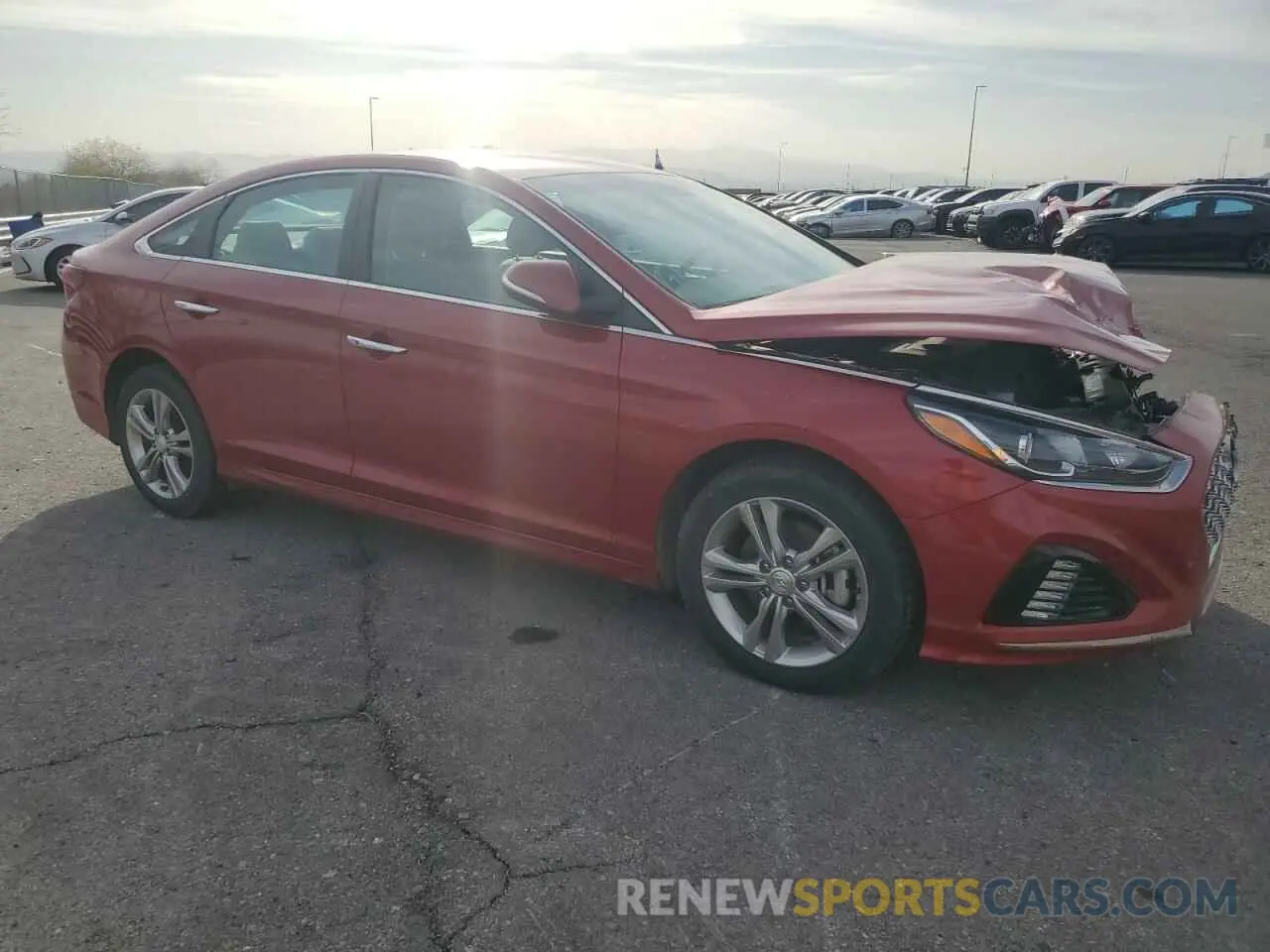 4 fotografías del automóvil dañado 5NPE34AF4KH781649 HYUNDAI SONATA 2019