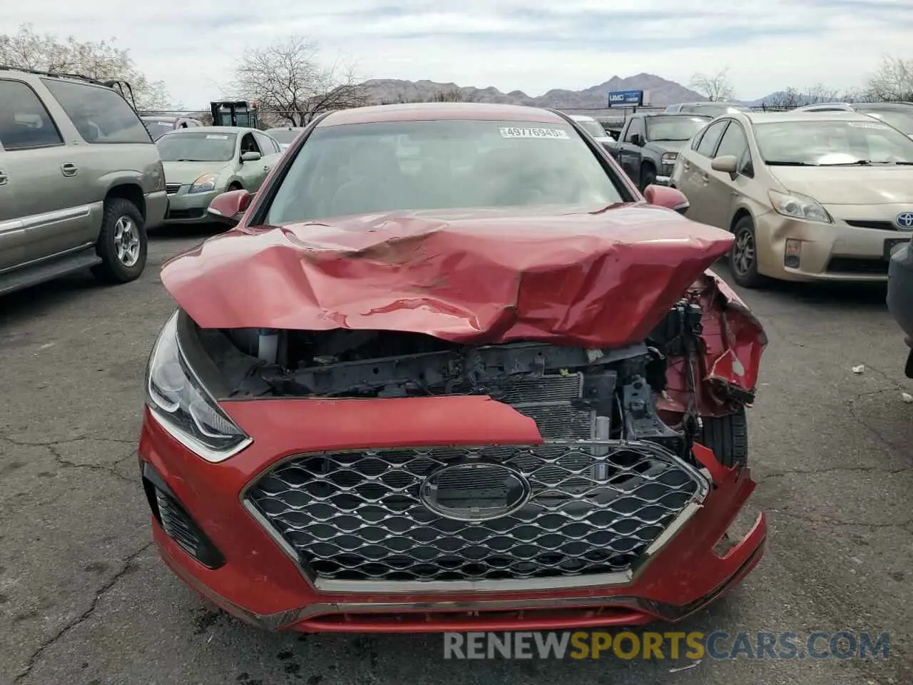 5 fotografías del automóvil dañado 5NPE34AF4KH781649 HYUNDAI SONATA 2019