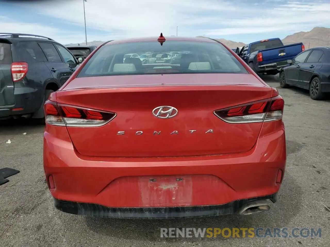 6 fotografías del automóvil dañado 5NPE34AF4KH781649 HYUNDAI SONATA 2019