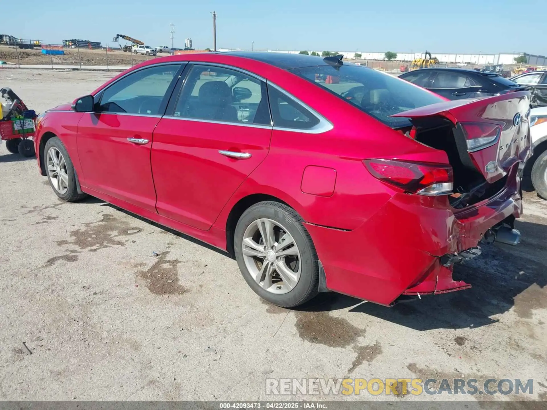 3 fotografías del automóvil dañado 5NPE34AF4KH796927 HYUNDAI SONATA 2019