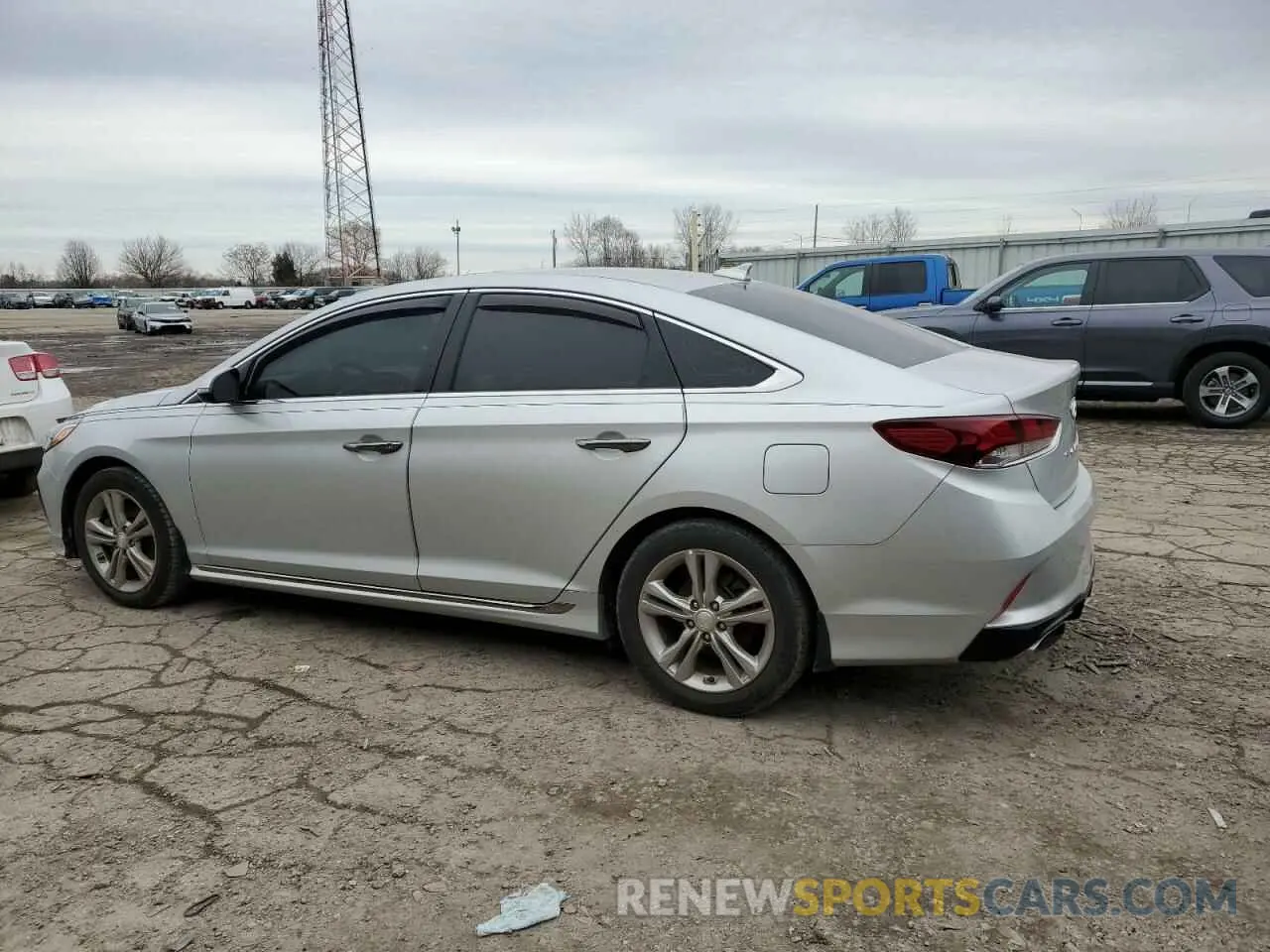 2 fotografías del automóvil dañado 5NPE34AF4KH803701 HYUNDAI SONATA 2019