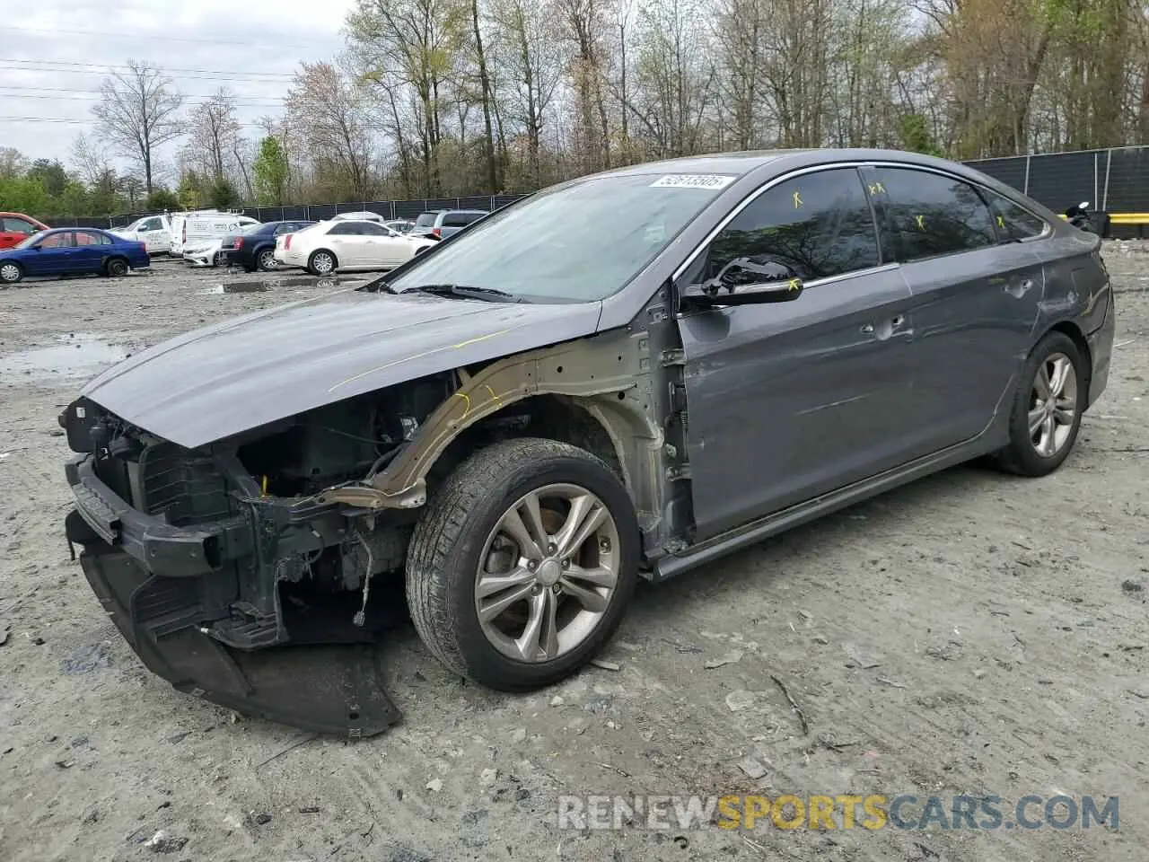 1 fotografías del automóvil dañado 5NPE34AF4KH816092 HYUNDAI SONATA 2019