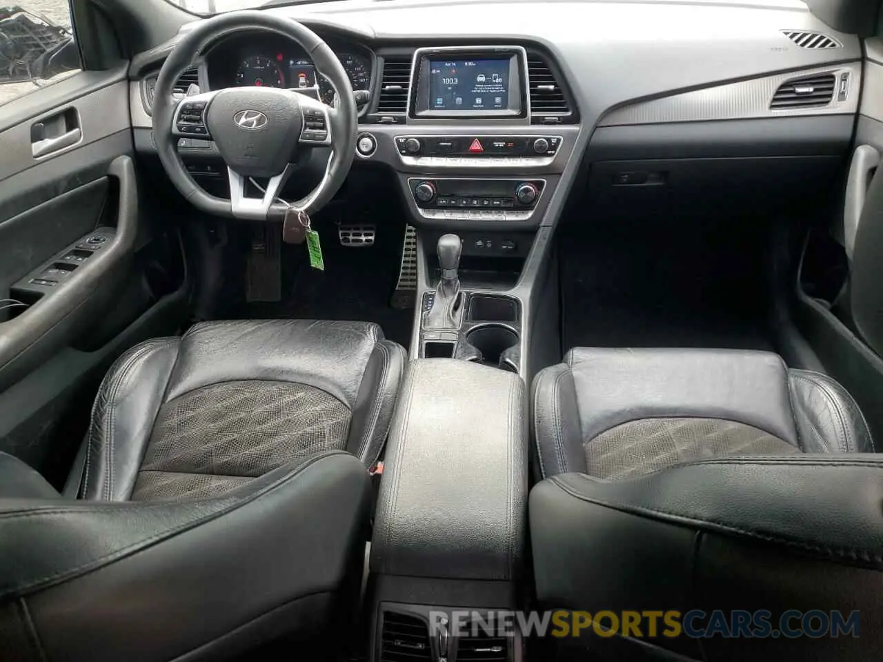 8 fotografías del automóvil dañado 5NPE34AF4KH816092 HYUNDAI SONATA 2019