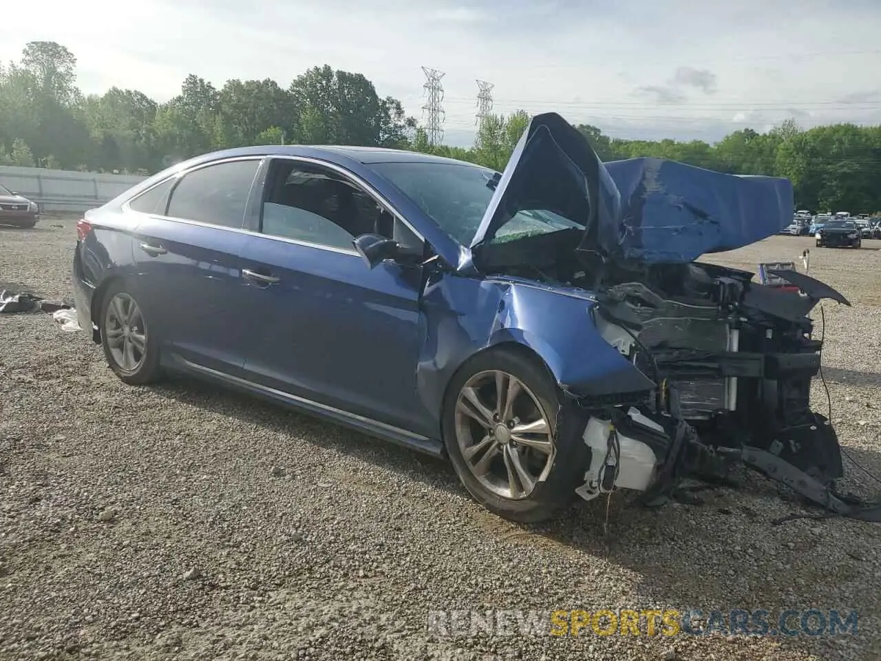 4 fotografías del automóvil dañado 5NPE34AF5KH731360 HYUNDAI SONATA 2019