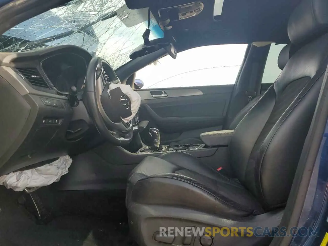 7 fotografías del automóvil dañado 5NPE34AF5KH731360 HYUNDAI SONATA 2019