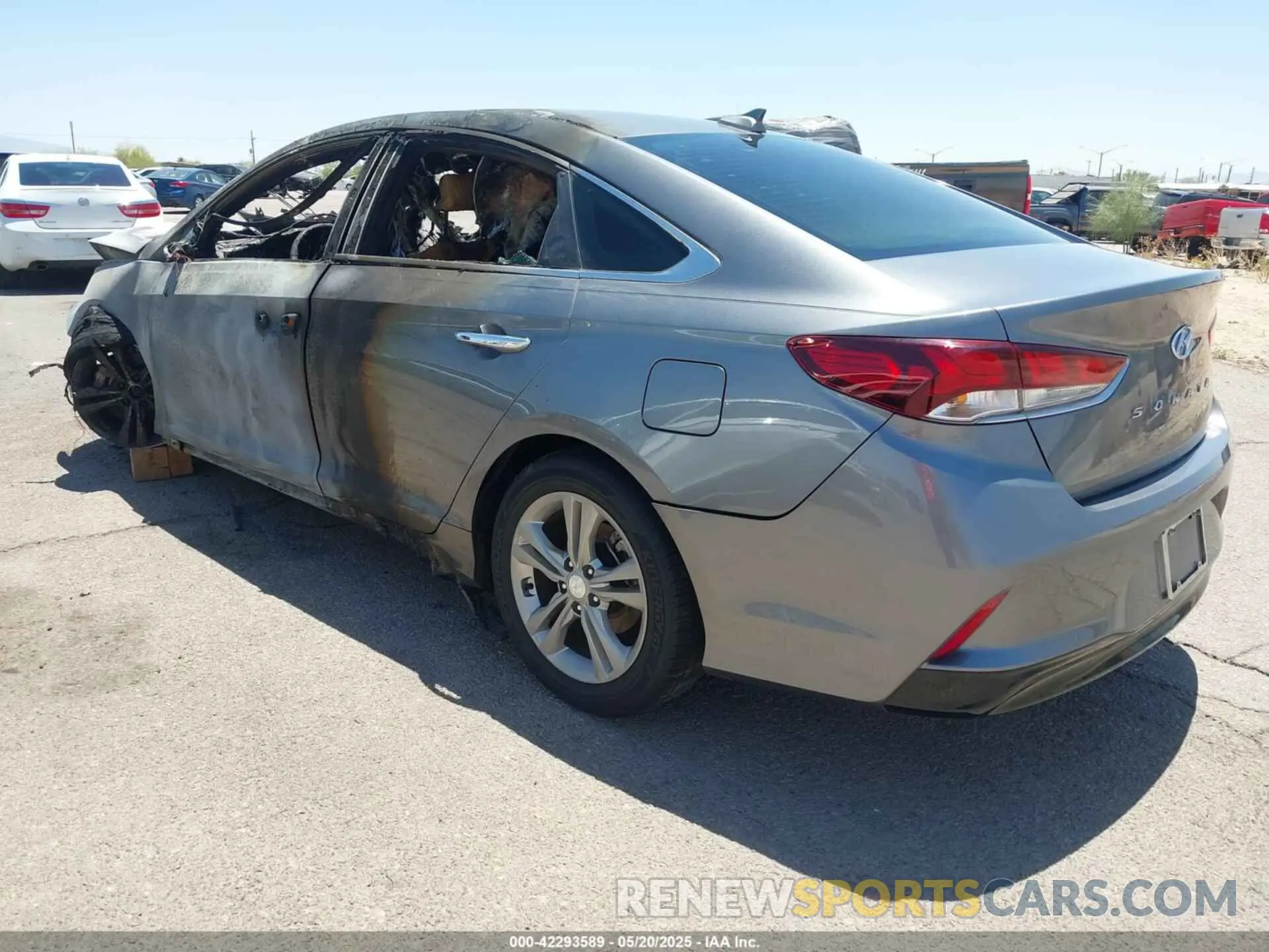 3 fotografías del automóvil dañado 5NPE34AF5KH740284 HYUNDAI SONATA 2019